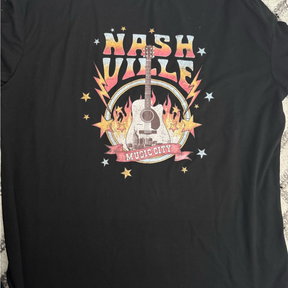 Nashville Music City Graphic Tee